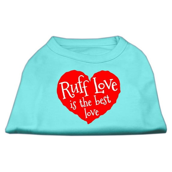 Pet Dog Cat Shirt Screen Printed, "Ruff Love"