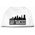 thumbnail image 1 of San Francisco Skyline Screen Print Shirt White XXXL (20), 1 of 10