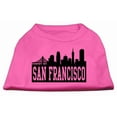 thumbnail image 1 of San Francisco Skyline Screen Print Shirt Bright Pink Lg (14), 1 of 10