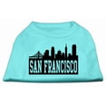 thumbnail image 1 of Pet Dog  Cat Shirt Screen Printed, "San Francisco Skyline", 1 of 10