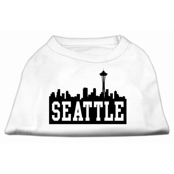 Pet Dog Cat Shirt Screen Printed, "Seattle Skyline"