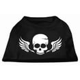 thumbnail image 1 of Pet Dog  Cat Shirt Screen Printed, "Skull Wings", 1 of 7