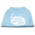 thumbnail image 1 of Pet Dog  Cat Shirt Screen Printed, "Smarter Than Most People", 1 of 11
