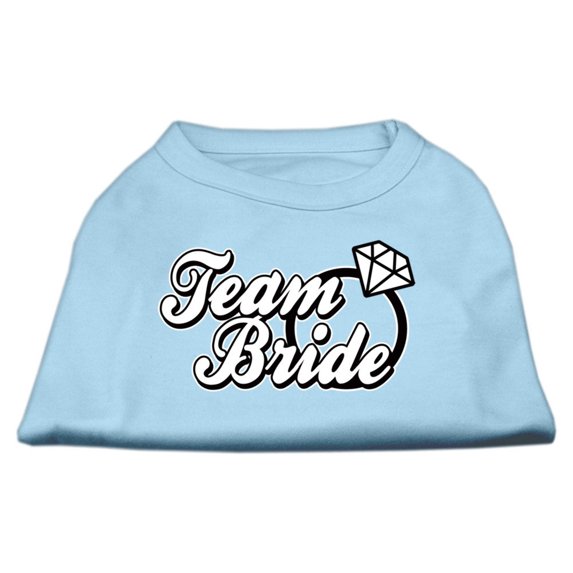 Pet Dog Cat Shirt Screen Printed, "Team Bride"