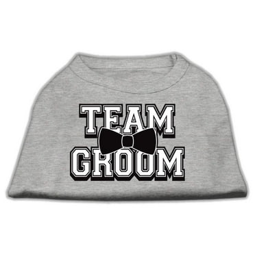 Pet Dog  Cat Shirt Screen Printed, "Team Groom"