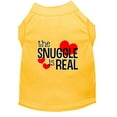 thumbnail image 1 of Pet Dog  Cat Shirt Screen Printed, "The Snuggle Is Real", 1 of 9