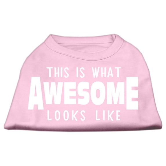 Pet Dog Cat Shirt Screen Printed, "This Is What Awesome Looks Like"