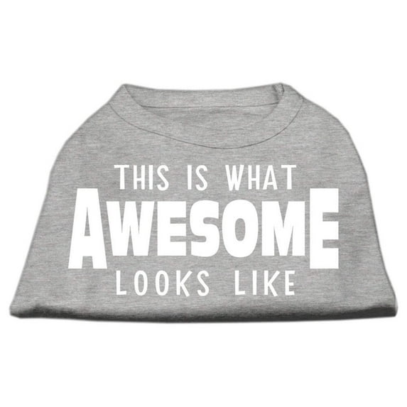Pet Dog Cat Shirt Screen Printed, "This Is What Awesome Looks Like"