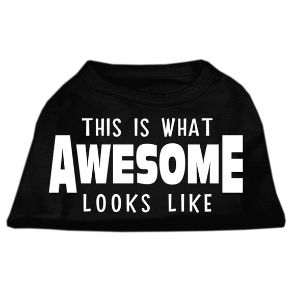 Pet Dog Cat Shirt Screen Printed, "This Is What Awesome Looks Like"