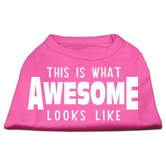 Pet Dog Cat Shirt Screen Printed, "This Is What Awesome Looks Like"