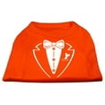 thumbnail image 1 of Tuxedo Screen Print Shirt Orange XXL (18), 1 of 11