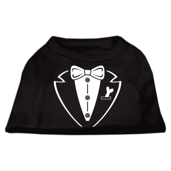 Tuxedo Screen Print Shirt Black Sm (10)
