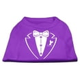 thumbnail image 1 of Tuxedo Screen Print Shirt Purple XXXL (20), 1 of 10