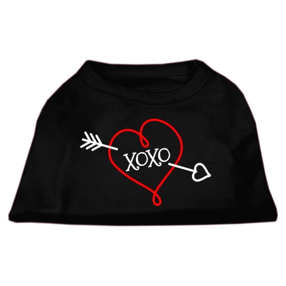 Pet Dog Cat Shirt Screen Printed, "XOXO"