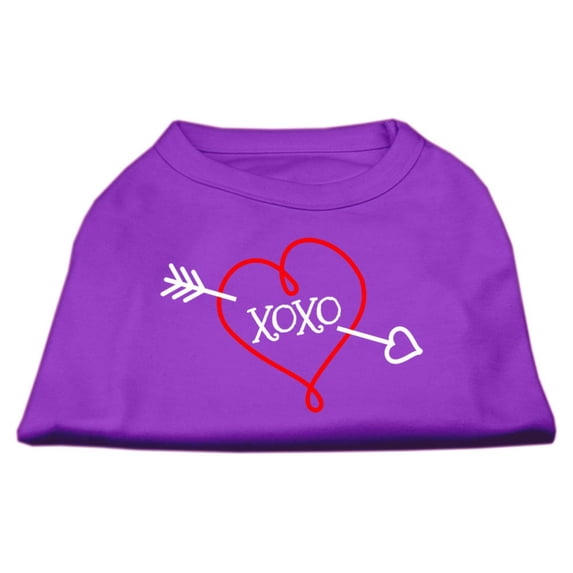 Pet Dog Cat Shirt Screen Printed, "XOXO"
