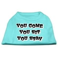 thumbnail image 1 of Pet Dog  Cat Shirt Screen Printed, "You Come, You Sit, You Stay", 1 of 10