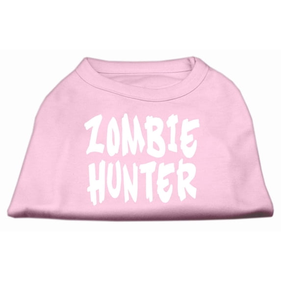 Pet Dog Cat Shirt Screen Printed, "Zombie Hunter"