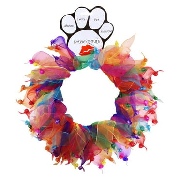 Pet, Dog  Cat Smoocher Pet Necklace, "Confetti Bells or Confetti Jewels"