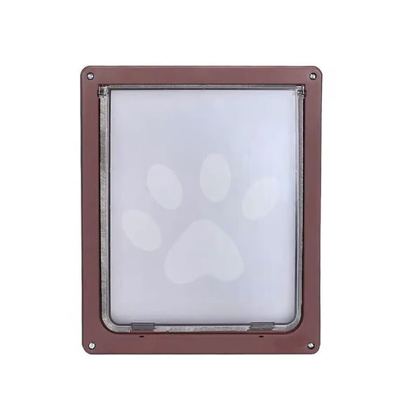 Pet Dog Cats Door Entry Locking with 2-Way Locking for Interior Exterior Door "Mini Entry for Furry Pet" DIY