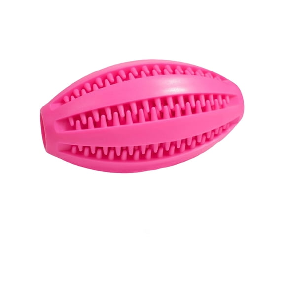 Pet Dog Chew Toys Teeth Cleaning Ball Pet Dog Toy Ball Natural Rubber Super Tough Interactive Bouncy Pet Supplies Self-Heating Chew Toy Ball For Dogs With Leakage Design For