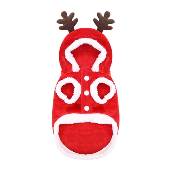 Pet Dog Christmas Small Dog Day Dress Boy Dog Clothes for Small Dogs Up Small Medium-sized Dog Cat Pet Clothes Dog Girl Clothes Small Dog Coat with Leash Ring Dog Clothes for Medium Dogs Girl Win