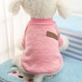 thumbnail image 1 of Pet Dog Classic Knitwear Sweater Fleece Coat Soft Thickening Warm Pup Dogs Shirt Pet Dog Cat Clothes Soft Puppy Customes Clothing for Small Dogs, 1 of 7