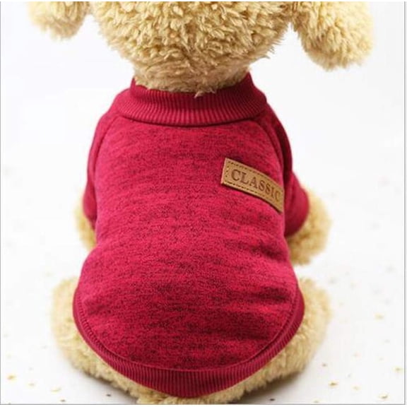 Pet Dog Classic Knitwear Sweater, Soft Fleece Coat for Small,Medium Dog, Warm Pet Puppy Cat Clothes Soft Puppy Costume