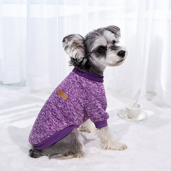 Pet Dog Classic Knitwear Sweater Warm Winter Puppy Pet Coat Soft Sweater Clothing for Small Dogs