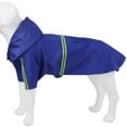 thumbnail image 1 of Pet Dog Clothes Hooded Raincoats Reflective Strip Dog Rain Coat Jackets Outdoor Pu Waterproof Dog Clothes for, 1 of 8