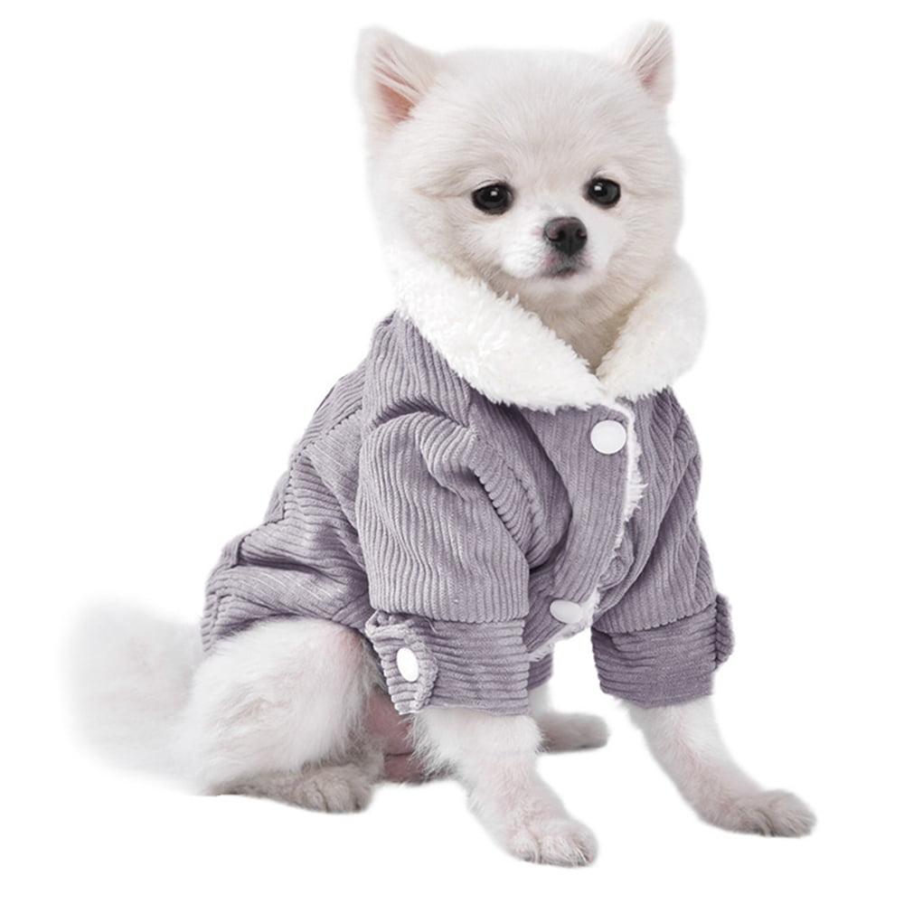 Pet Dog Clothes Winter Warm Fleece Dog Jacket for Small Medium Dogs
