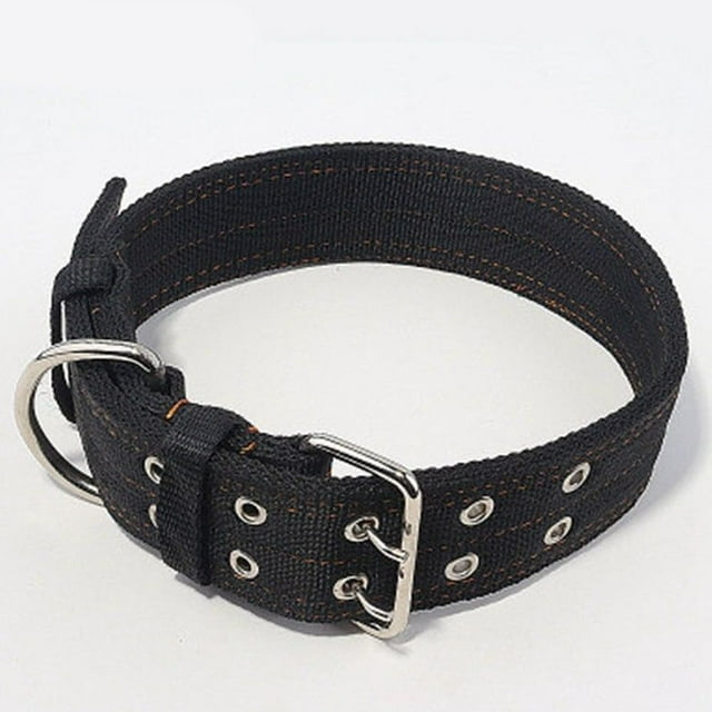 Pet Dog Collar Adjustable Nylon Fabric Dog Strap for Middle Large Pet