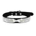thumbnail image 1 of Pet Dog Collar with Faux Crystal Bow Dress-Up Adjustable Necklace with Inlaid Rhinestone - Adds Elegance and Style to Your Pet's Look, 1 of 8
