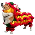 thumbnail image 1 of Pet Dog Costume Lion Dance Dragon Dance Clothing Chinese New Yea Costume Pet Makeover Funny Clothes Red Lucky Cosplay Costume Pet Makeover Funny Clothes Dog Festival Red Lucky Cosplay Costume, 1 of 7
