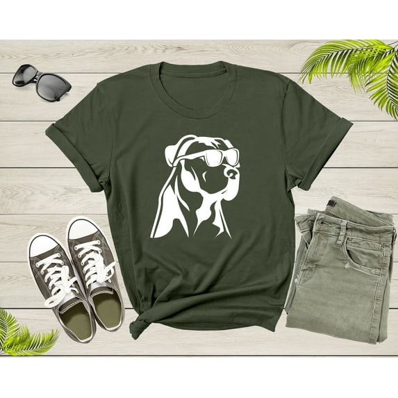 Pet Dog Doggie Puppy Animal Wearing Sunglasses Eyeglasses T-Shirt Dog Puppy Lover Owner Gift T Shirt for Men Women Kids Boys Girls Tshirt
