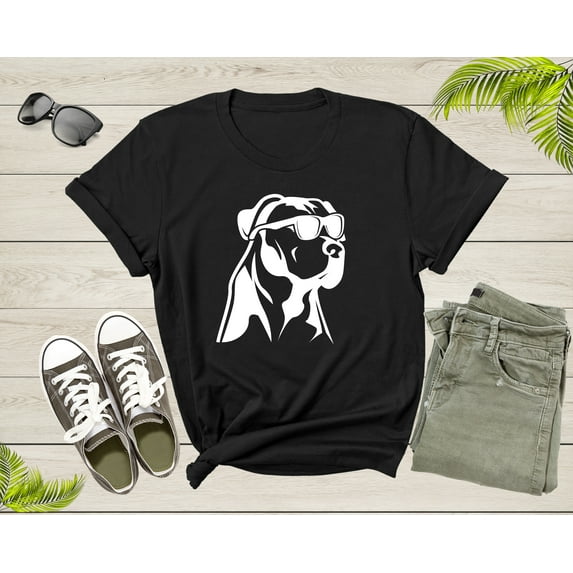 Pet Dog Doggie Puppy Animal Wearing Sunglasses Eyeglasses T-Shirt Dog Puppy Lover Owner Gift T Shirt for Men Women Kids Boys Girls Tshirt