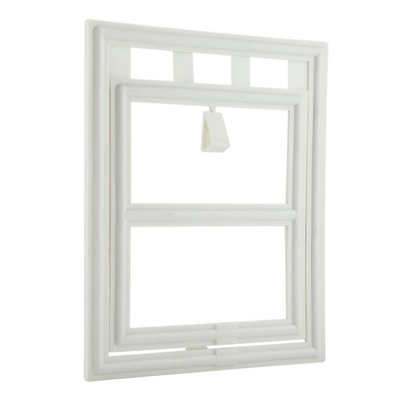 Pet Dog Door, Black White Plastic Material Cat Door For Screen Door For Screen Door For Window For Gate