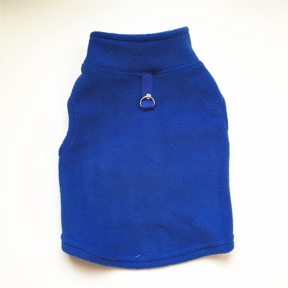 Pet Dog Fleece Warm Vest, Soft Comfortable Puppy Apparel With D Buckle, Multiple Sizes (Xs To Xxxl) For Small To Large Dogs