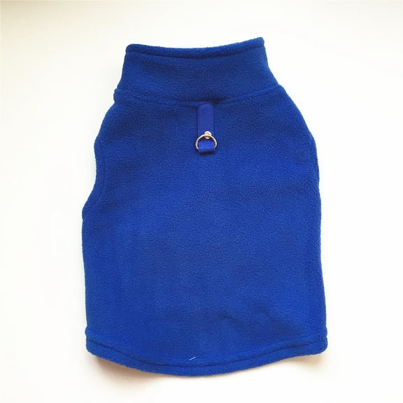 Pet Dog Fleece Warm Vest, Soft Comfortable Puppy Apparel With D Buckle, Multiple Sizes (Xs To Xxxl) For Small To Large Dogs