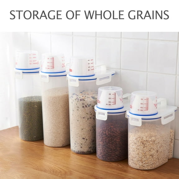 Pet Dog Food Storage Bucket Large Capacity Tank Moisture Proof Feeder Box