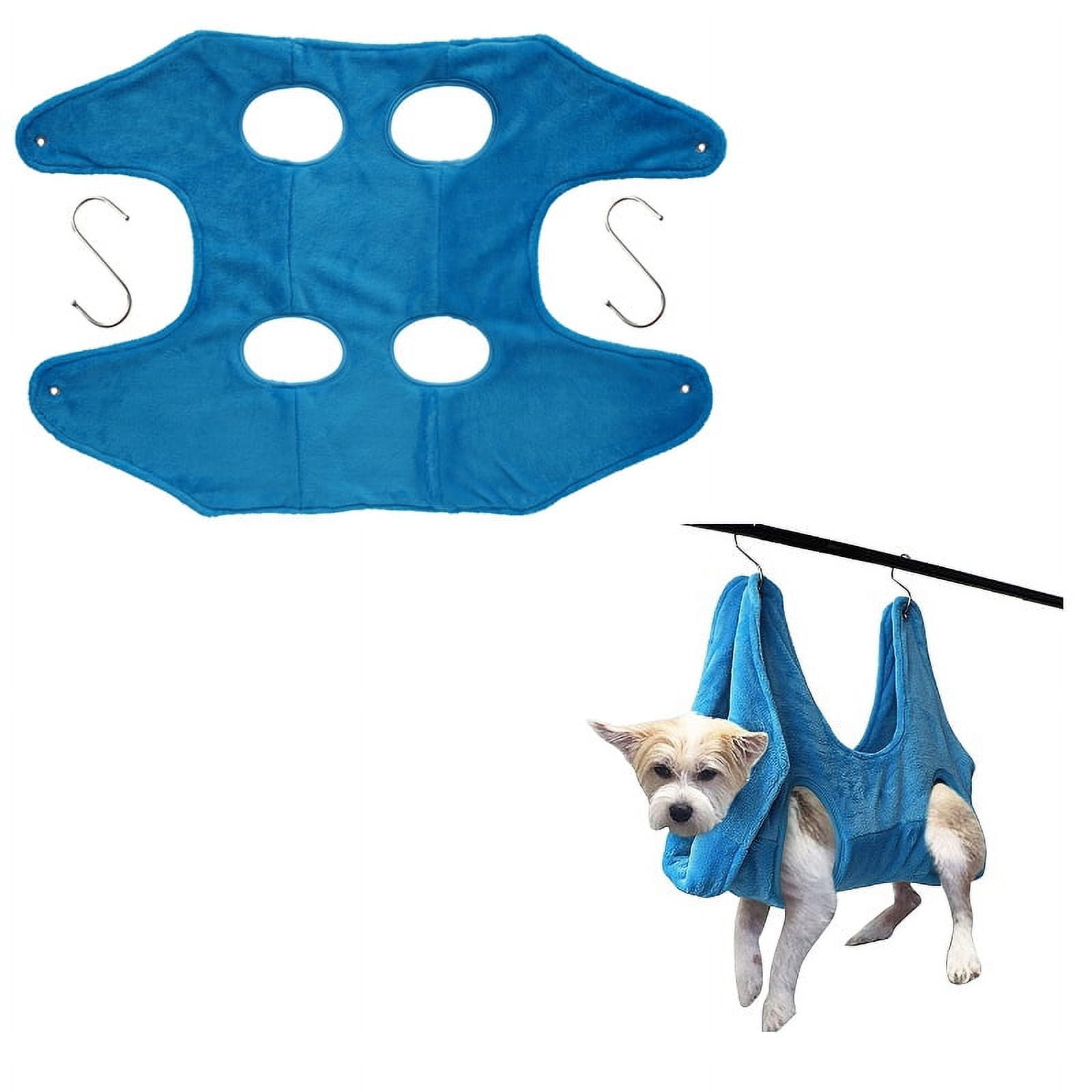 Pet Dog Grooming Hammock, Breathable 2 in 1 Drying Towel and Hammock