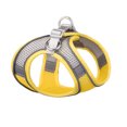 thumbnail image 1 of Pet Dog Harness Leash Reflective Breathable Mesh Vest No Pull Safety Luxury for Small Medium Large Pug Teddy Bulldog XXS-L Soft (Harness Yellow Gray,XS 33-39cm), 1 of 7