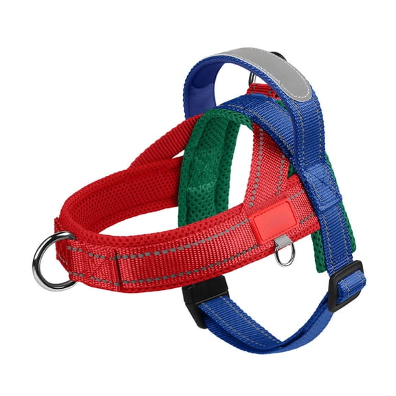 Pet Dog Harness with Breathable Mesh Padded,Adjustable Escape Proof Dog Harness,Quick Fit Dog Vest Harness for Small Medium Large Dogs