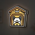 thumbnail image 1 of Pet Dog House 3D Novelty Light Box for Animal Lovers, Dog Shelter and Cozy Home Lamp Decor for Dog Owners and Families (Width 24 inch, 60cm), 1 of 9