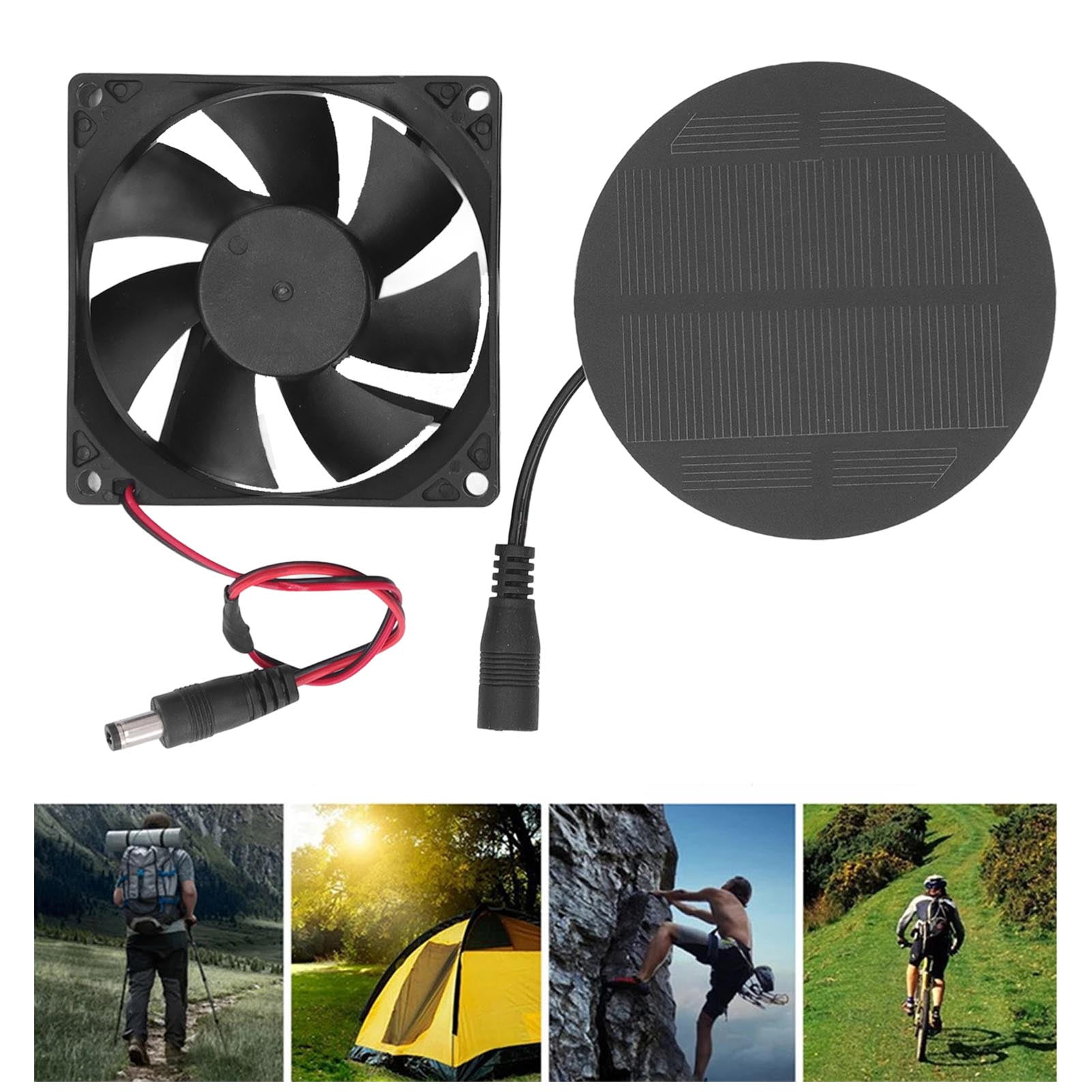 Pet Dog House Fan, Chicken Coop Ventilation Fan 5W Solar For Farm