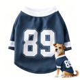 thumbnail image 1 of Pet Dog Jersey, Summer Cooling Mesh Fabric, Soccer Sportswear, Lightweight Football Casual Clothes for Small Dogs, 1 of 5
