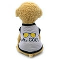 thumbnail image 1 of Pet Dog Letter Shirt Painting Puppy Coat Warm Clothes Coat, 1 of 9
