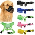 thumbnail image 1 of Pet Dog Muzzle Anti Biting and Chewing, Dog Mouth Cover with Comfortable Mesh Soft Fabric and Adjustable Strap, Suitable for Small, Medium and Large Dogs, 1 of 1