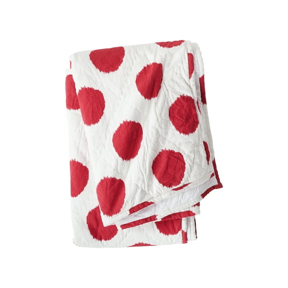 Pet Dog Or Cat Quilt Blanket Bed Dot Pattern Tomato