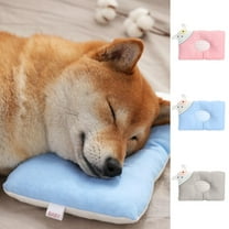 Pet Dog Pillow for Small Medium Dogs, Neck Pillow Calming Sleeping Improve Pillow Soothing Plush Soft Toy for Sleeping, Animals Puppy Indoor Cats to Sleep, 11x7.5x0.8 Inch