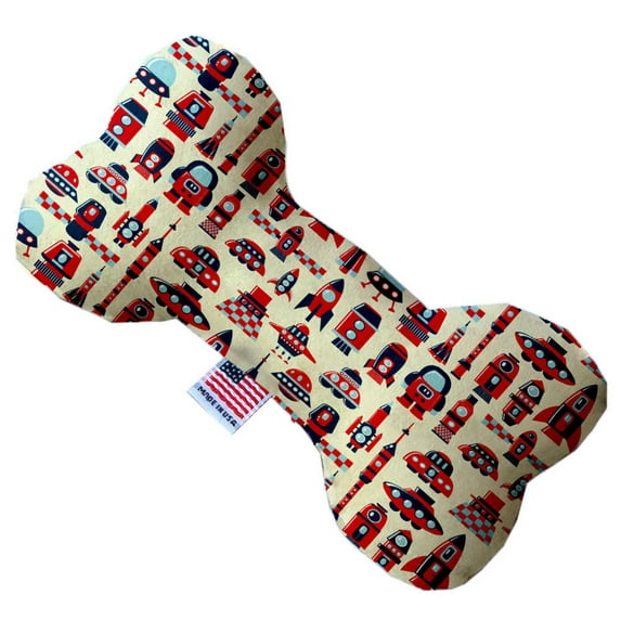 Pet, Dog Plush Heart or Bone Toy, "Mary Jane Group" (Available in different sizes, and 7 different pattern options!)